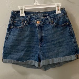 American Eagle Highest Rise Mom Jean Shorts